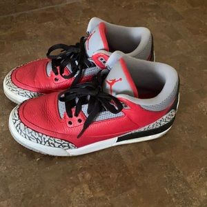 Jordan III Red Cement Colorway